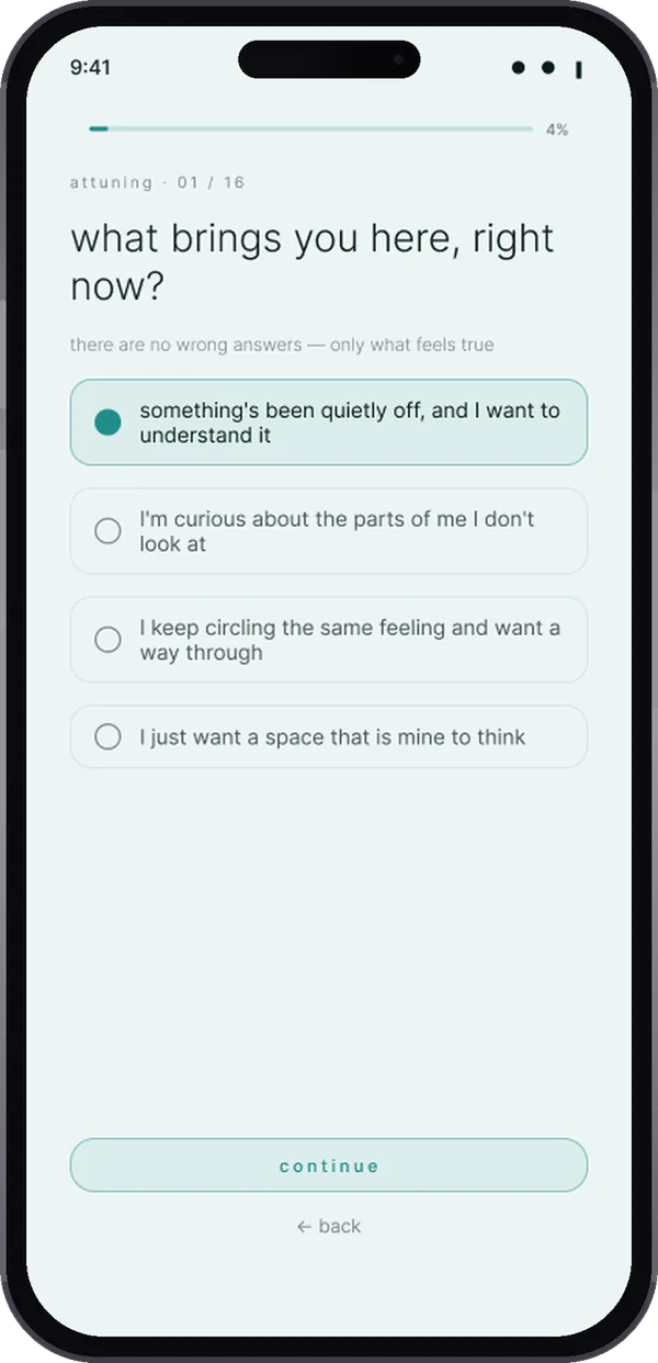 The attuning questions